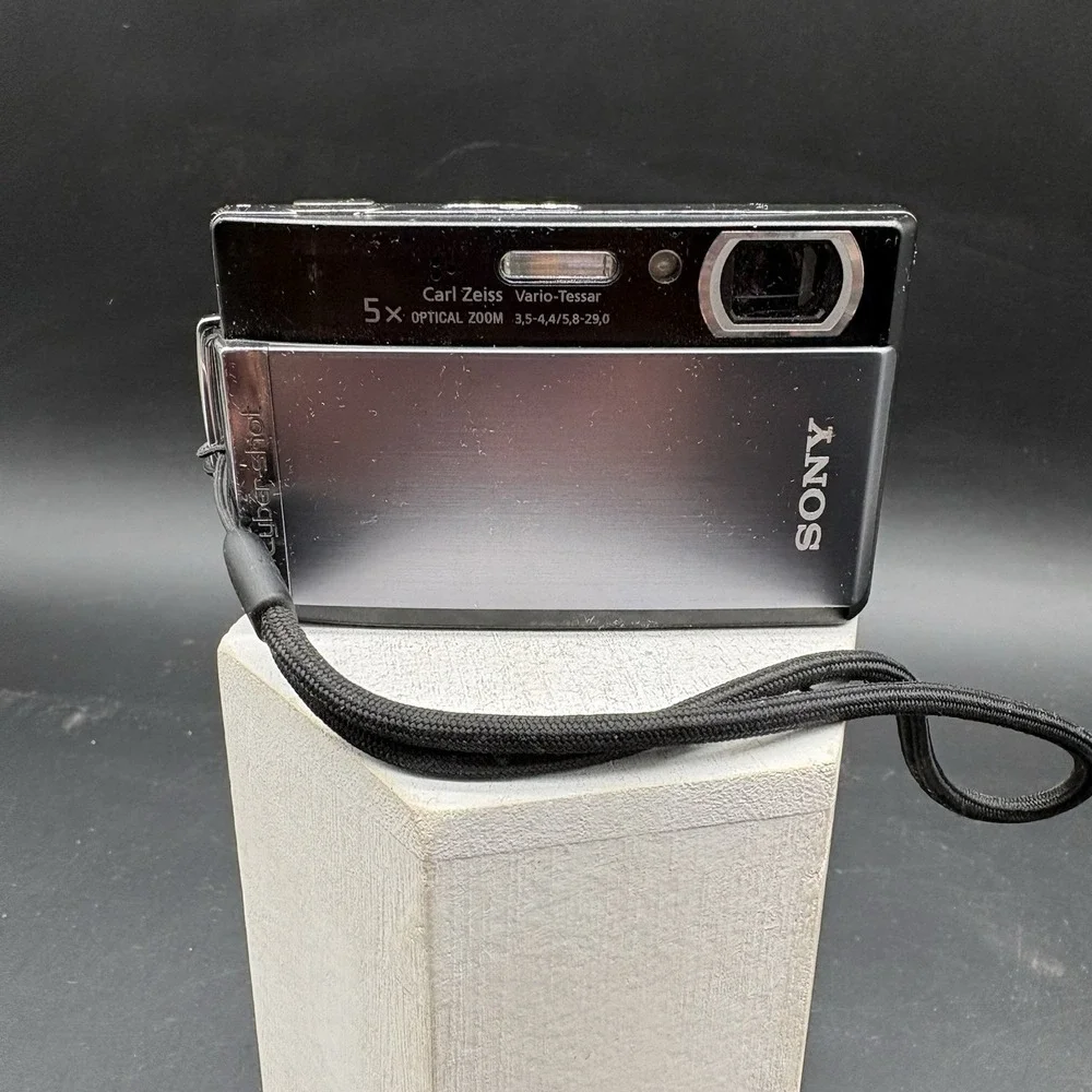 Sony Cyber-shot DSC-T300 Digital Camera Parts Repair w/ Battery + Memory READ
